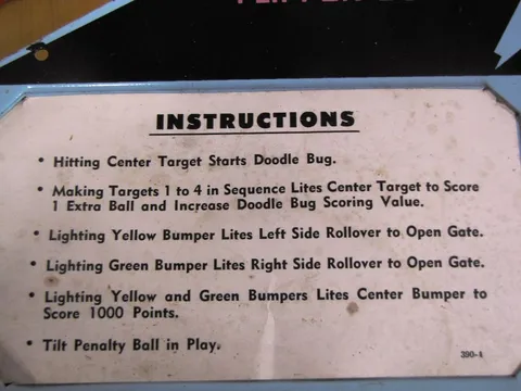 Instruction Card