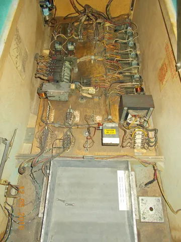Early Production Inside Cabinet*