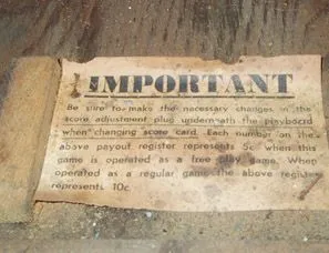 Adjustment Instructions