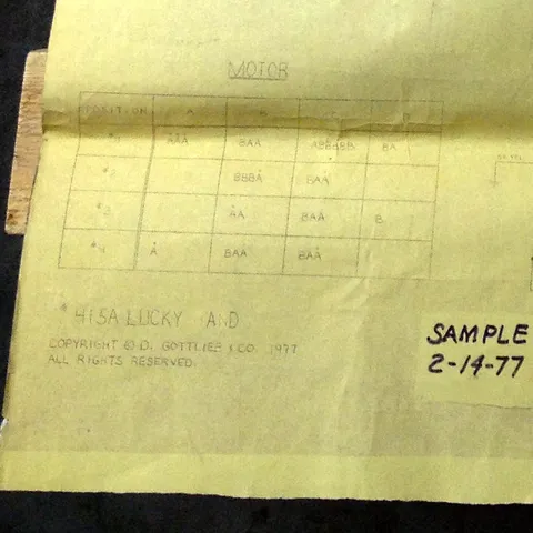 Sample Game - Schematic Detail*