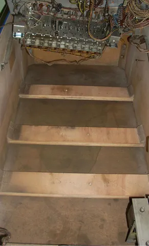Inside Cabinet - Motor Board Removed