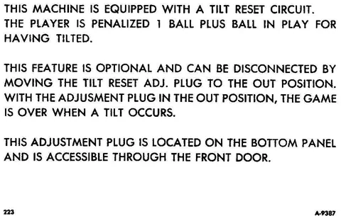 Tilt Option Information