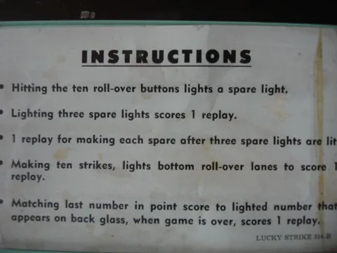 Instructions Card