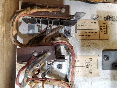 Inside Cabinet - Operator Adjustments