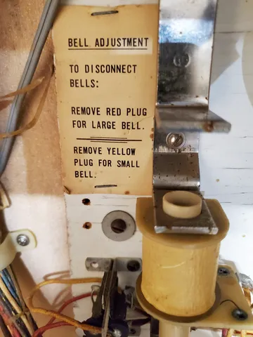 Inside Cabinet - Operator Adjustments