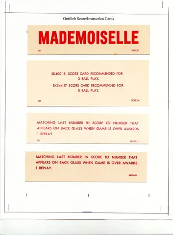Score Card
