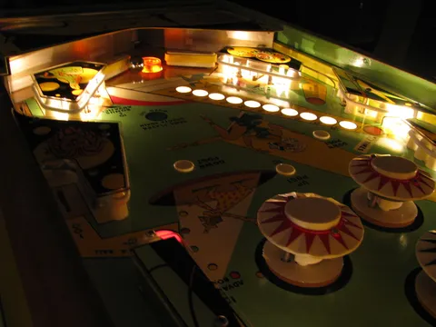 Illuminated Playfield - Downfield View