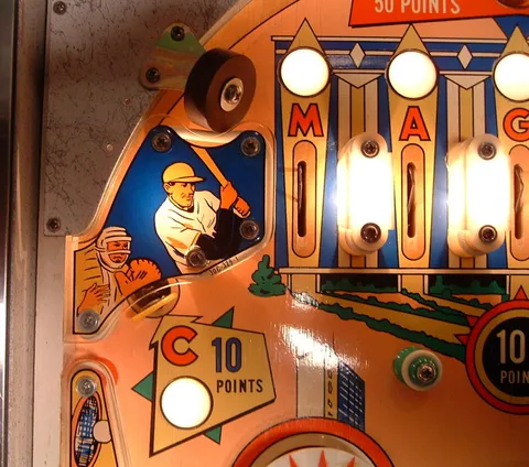 Illuminated Upper Playfield Detail