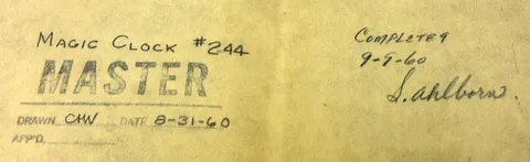 Tool Room Drawing Dates and Signatures*