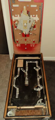 Raised Playfield Showing Drain Board*