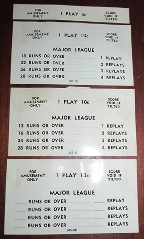 Score Cards*