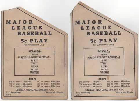 Instruction and Score Cards