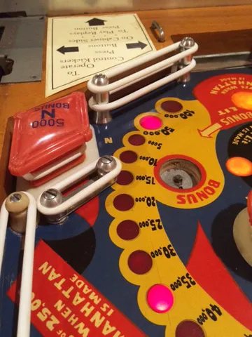 Playfield - Detail (with retrofit flipper)*