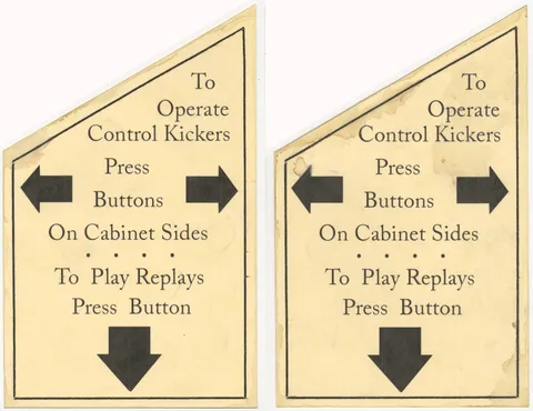 Instructions for Cabinet Buttons (retrofitted flippers)*