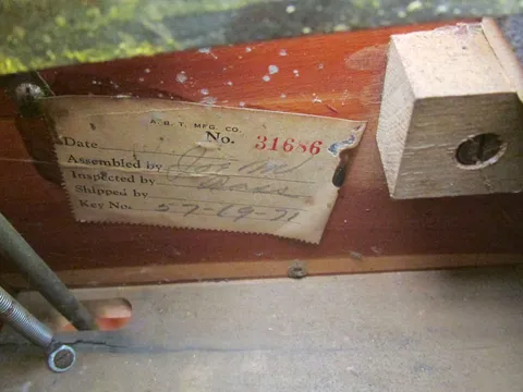 Inspection Tag and Serial Number*