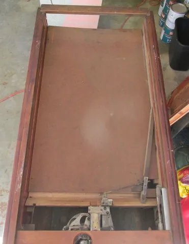 Inside Cabinet - Drain Board Visible*