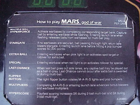 Instruction Card