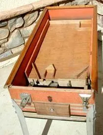 Inside Cabinet - Drain Board Visible