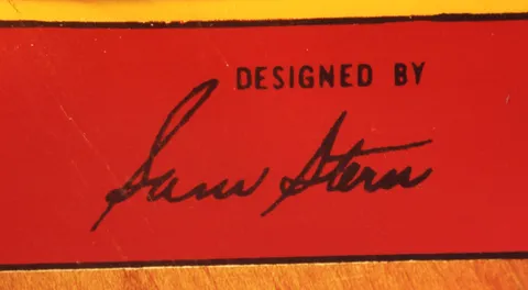 Designer Signature on Playfield