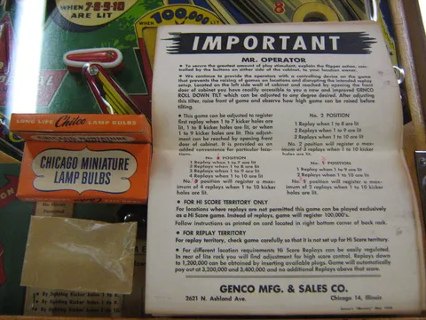 Operator Instructions