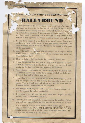 Instructions