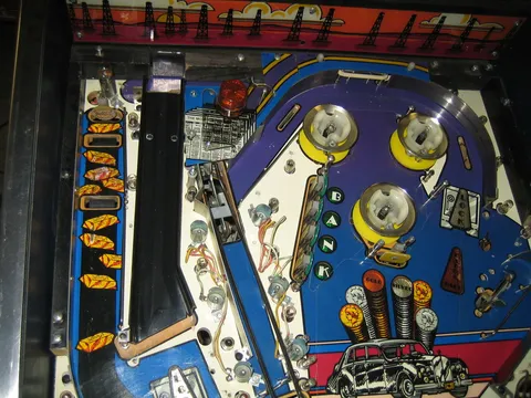 Upper Playfield - Plastics Removed