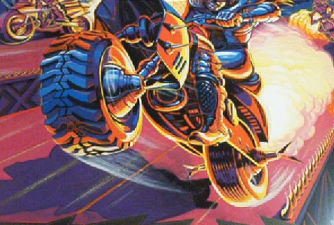 Original Backglass Artwork - Detail*
