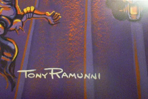 Original Backglass Artwork - Detail*