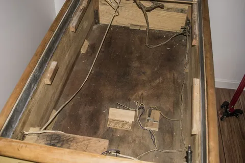Inside Cabinet (with retrofit flippers)*