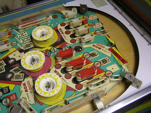 Upper Playfield - Plastics Removed