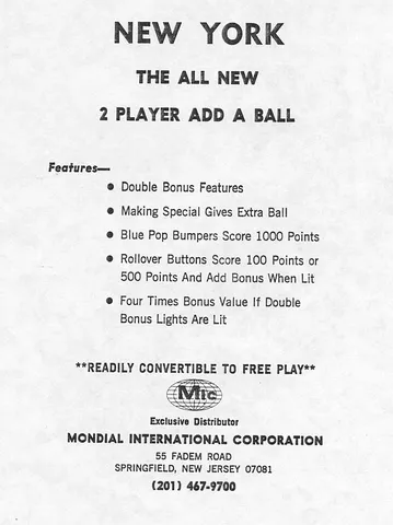 Flyer, Back