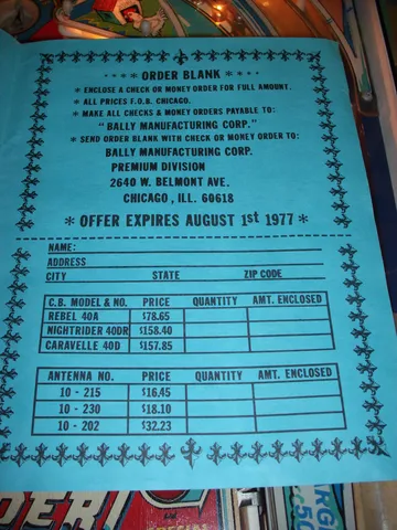 Bally CB Radio Offer