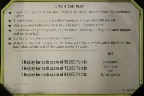 Instruction and Score Card