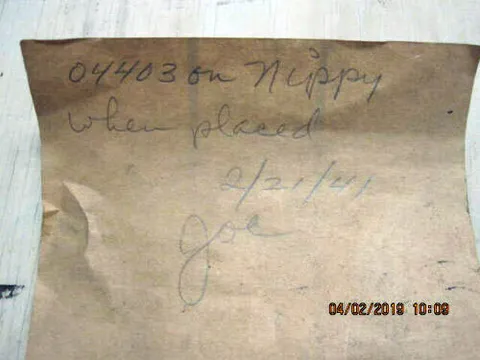 Operator Memo from 1941