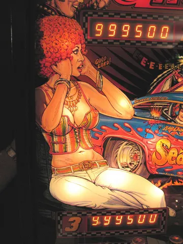Illuminated Backglass - Detail*