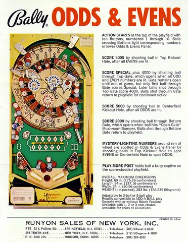 Flyer, Back