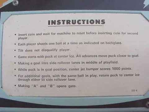 Instruction Card