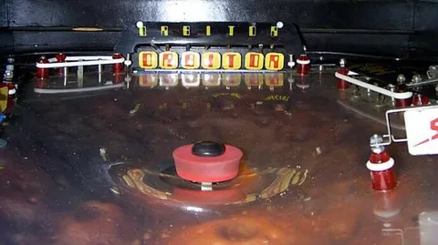 Upper playfield
