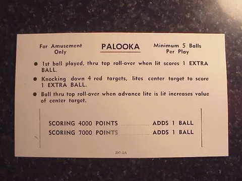 Instruction Card