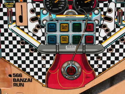 Blank Playfield - Flipper Area