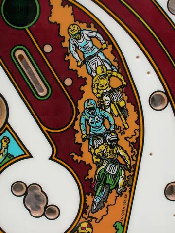 Blank Playfield - Rider Close-Up