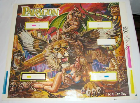 Pre-Production Backglass Artwork*
