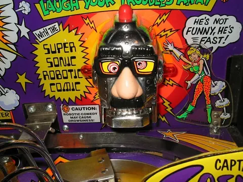 Playfield Detail - Robotic Comic