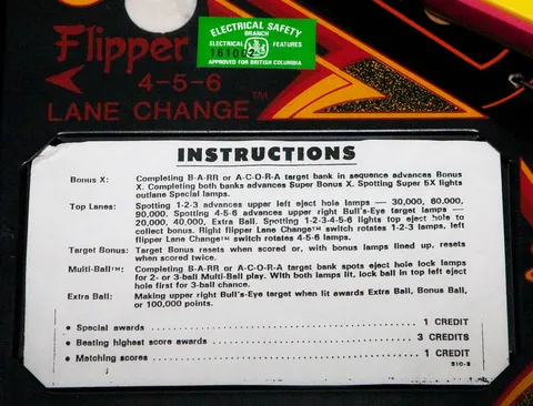 Instruction Card