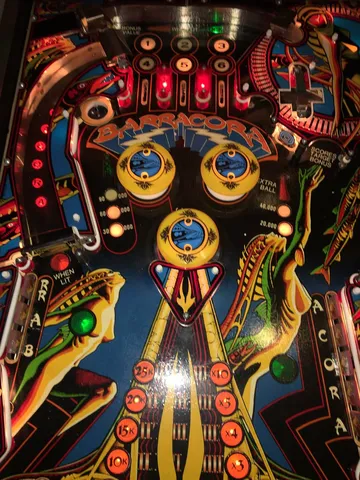 Early Production - Illuminated Upper Playfield*