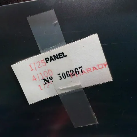 Early Production - Tag Inside Backbox*