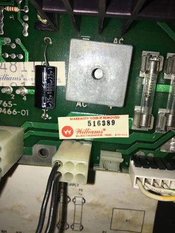 Early Production - Inside Backbox - Detail*