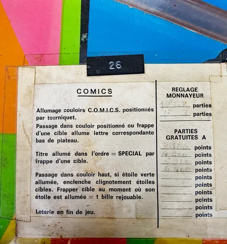 Instruction and Score Card
