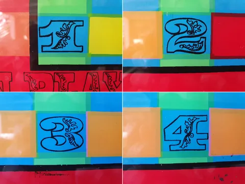Backglass - Detail Montage