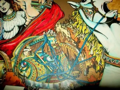 Original Backglass Artwork - Detail*